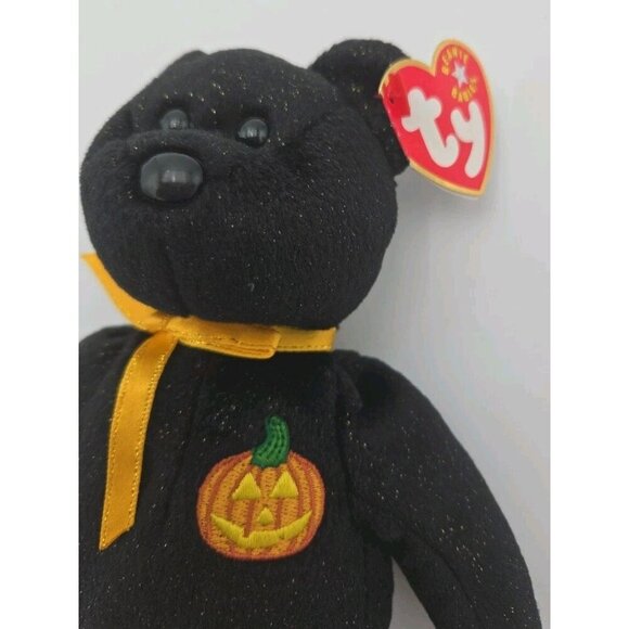 Ty Beanie Babies Halloween Lot Haunt Spooky and Sheets with Tags 1995 1999 2000 - Picture 8 of 16